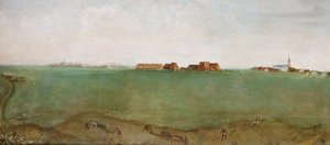 Una vista de Møgeltøder y Tønder en el sur de Jutlandia de Unbekannt Unbekannt